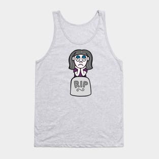 Bored Goth Girl Tank Top